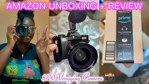 CHEAP VLOGGING CAMERA REVIEW!! UNDER $100  *MONITECH 4K DIGITAL CAMERA* UNBOXING