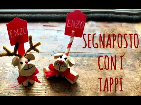 Lavoretti Di Natale Tappi Sughero.Segnaposto Decorazioni Natale Con Tappi Di Sughero Renna E Cagnolino Ricilo Natale Arte Per Te Youtube