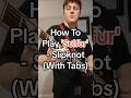 How To Play 'Sulfur' By Slipknot In Under 60-seconds! 🎸