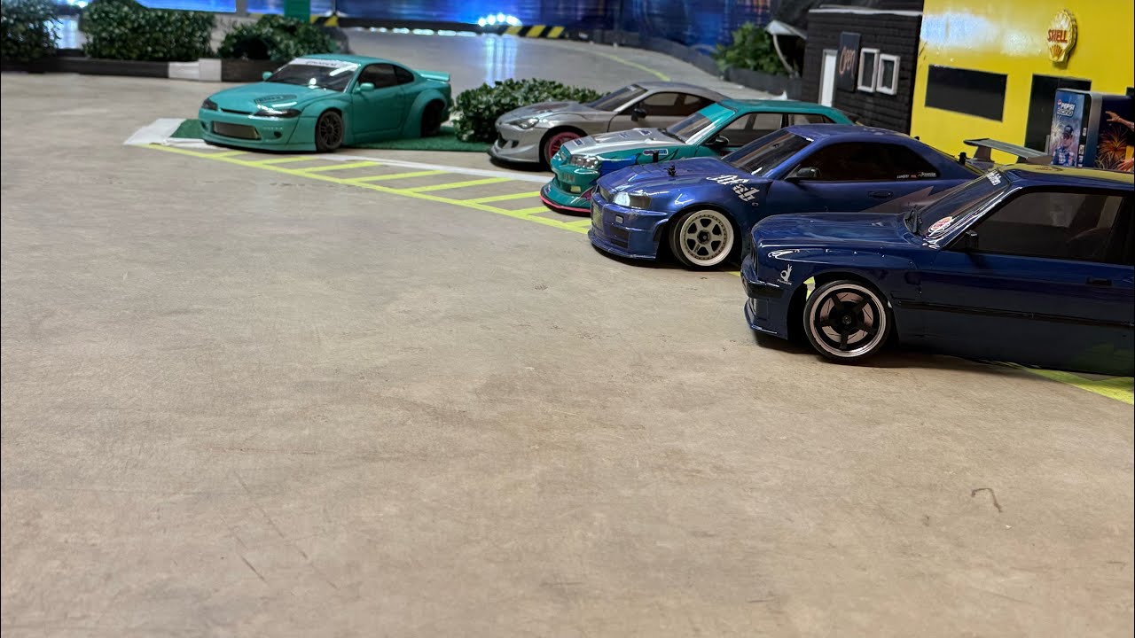 Трасса для дрифта на радиоуправляемых моделях