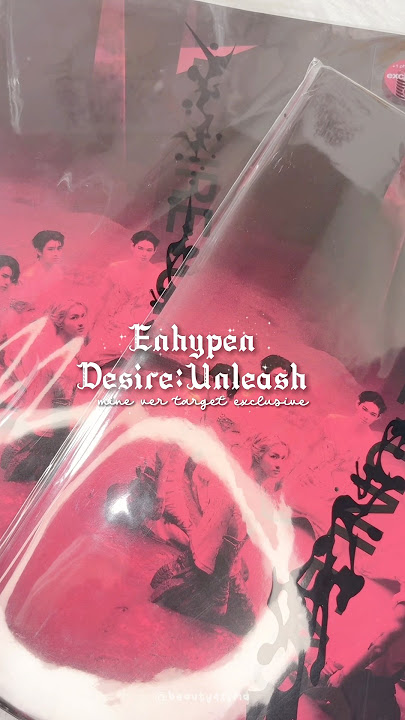 unboxing enhypen desire:unleash album MINE ver. ❤️ #enhypen #engene #desireunleash #kpop