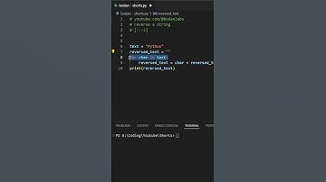 Reverse a String in Python (No [::-1] Hack!) | Python Tips #Shorts