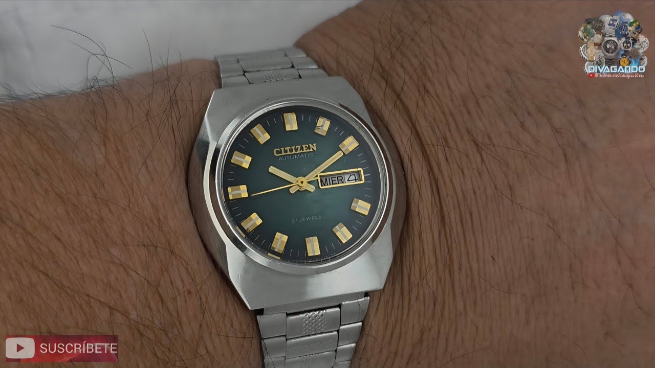 Citizen Automatic Watch Model GN-4W-S, Caliber 6501 with 21 Jewels 