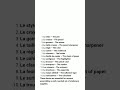 Vocabulary on Stationery