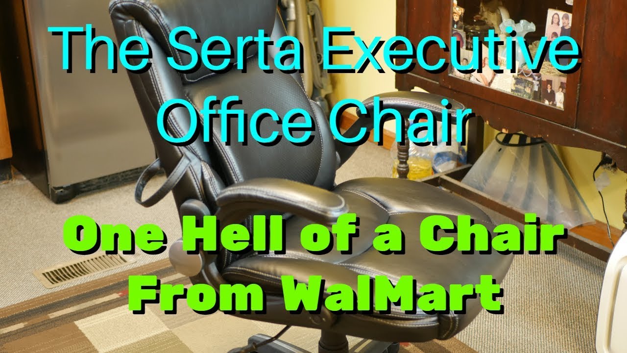 Serta Executive Office Chair Review Youtube