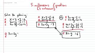 Information sim eq 3 variables Update