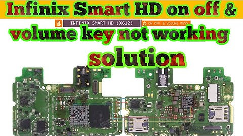 Infinix Smart HD (x612) on off key & volume key not working solution