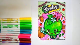 Shopkins Apple Blossom Coloring