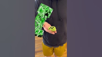 How to make a Creeper Bag? #minecraft #iamsteve #chickenjockey #flintandsteel