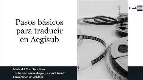 Traduciendo con Aegisub