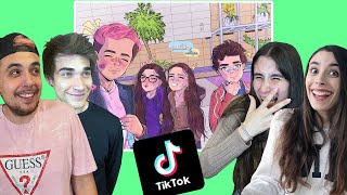 REACCIONAMOS A TIKTOK DEL TEAM JUNTOS! LYNA, CHOCOBLOX, MELINA Y AUGUS #2