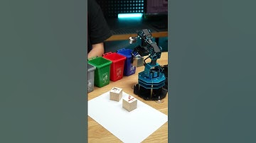 Color Recognition + Precision Gripping = ❓  #opensource #robotics #robot #raspberrypi