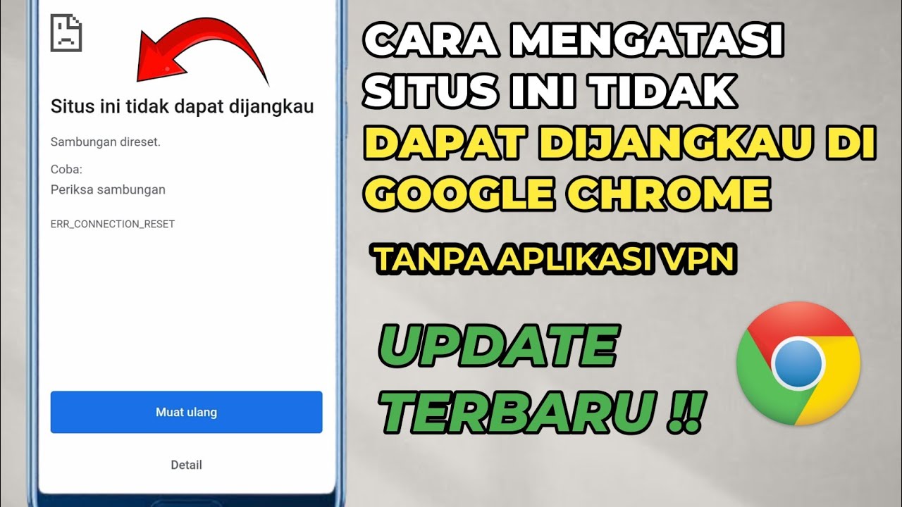 Cara Mengatasi Situs ini Tidak Dapat Dijangkau di Google Chrome Tanpa