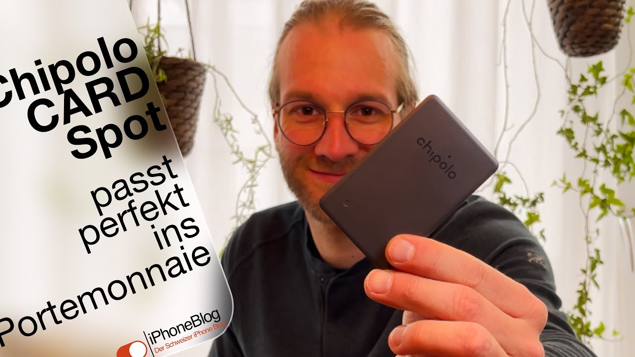 Chipolo CARD Spot | integriert in «Wo ist», perfekt fürs Portemonnaie (Schweizerdeutsch)