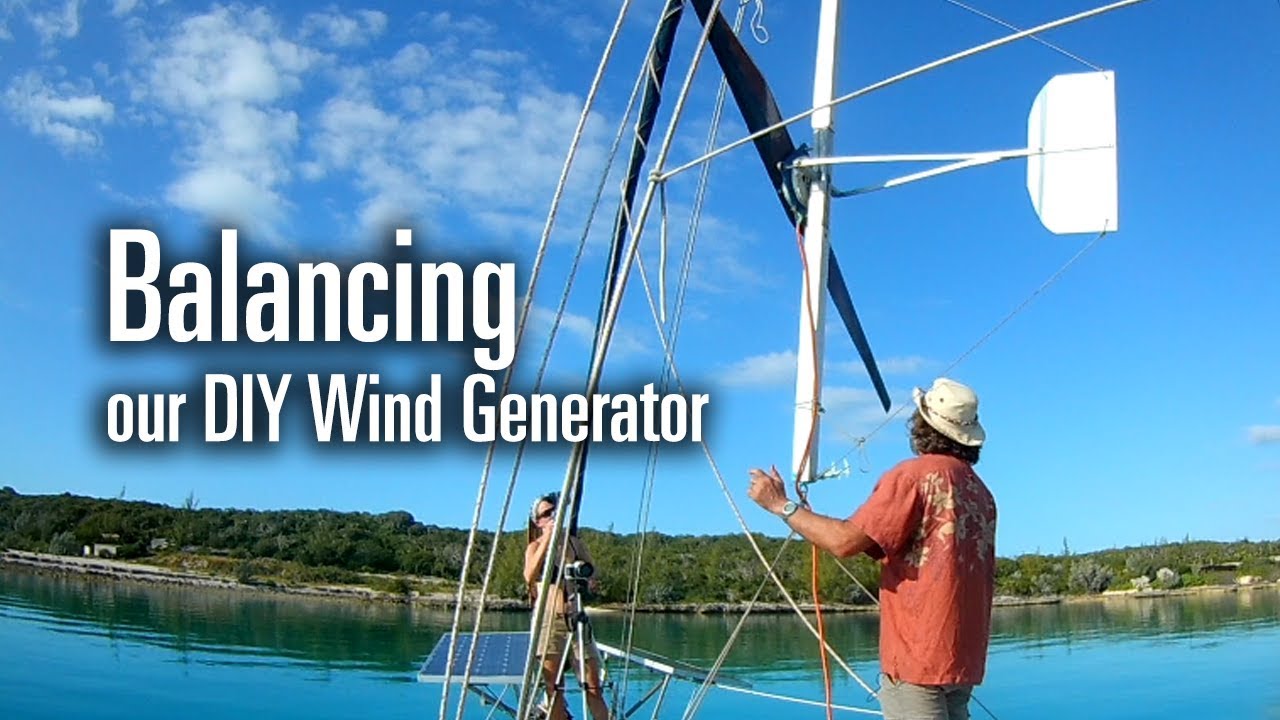 How We Balance our DIY Wind Generator Blades