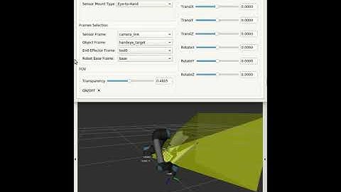 MoveIt Handeye Calibration Rviz Plugin - Context Setting 2019
