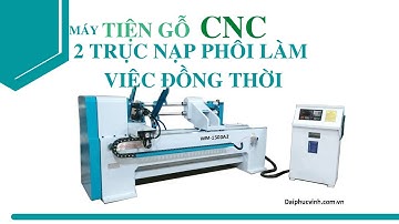 MÁY TIỆN GỖ CNC 2 TRỤC NẠP PHÔI TỰ ĐỘNG WOODMASTER WM-1500A2