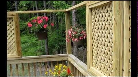 Adding Privacy Screening To A Deck