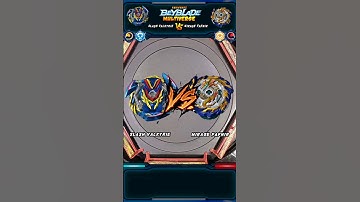 Slash Valkyrie VS Mirage Fafnir. #beyblade #beybladeburst #beyblademultiverse