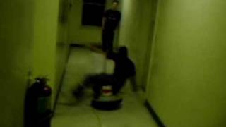 Riding a Floor Buffer pt. 2/4