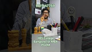 Get Admission in IIBS College Banglore #pgdm #mba #up #admission #cuet #viral #memes