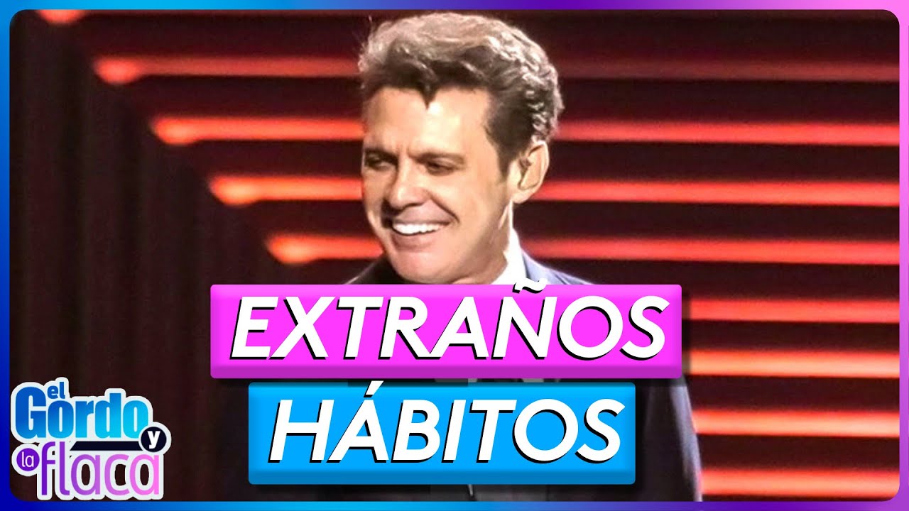 Revelan el peculiar hábito de Luis Miguel antes de comer en algún restaurante | El Gordo Y La Flaca