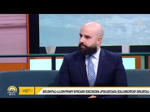 მთავრობა საკურორტო ზონებში მენეჯმენტ-კომპანიების შესაქმნელად ემზადება