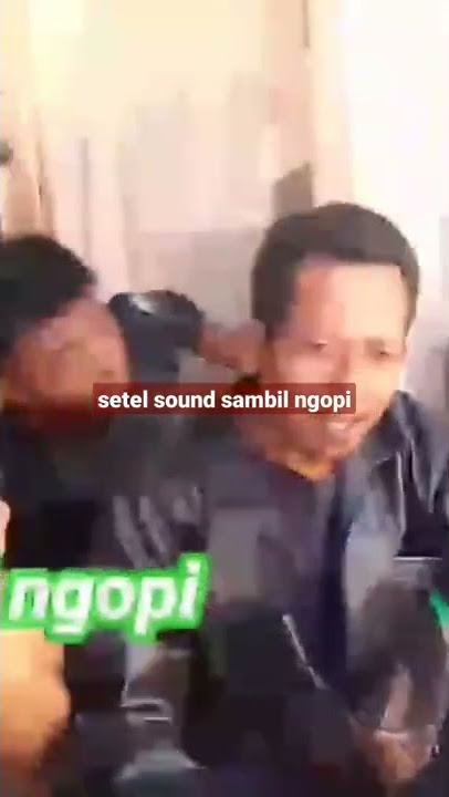 setel sound sambil ngopi