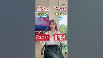 Các cặp từ trái nghĩa phổ biến trong tiếng Hàn!#tuvungtienghan #studykorean #한국어 #xuhuong