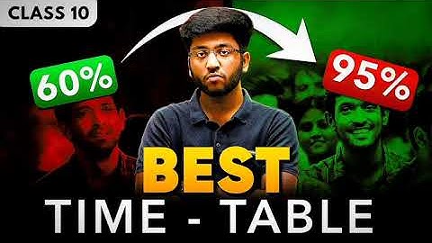 24 November से ऐसे पढ़ो Class 10 🔥| Toppers Timetable for class 10 | Must Watch 💀