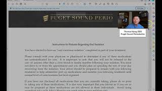 Oral Sedation Accompanying Video