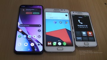 Over the Horizon Incoming call&Outgoing call at the Same Realme +Samsung S2 White+Note 1 Android 7