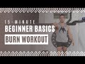 15 minute beginner basics  burn workout