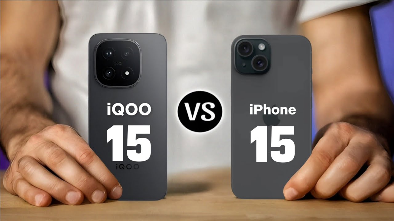 iQOO 15 vs  iPhone 15 😱 Full Specs Comparison ⚡
