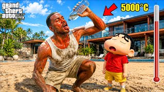 GTA 5 : Franklin & Shinchan Survived 5000°C of Pure Hell! 🔥😱 | GTA 5 Bangla Gameplay