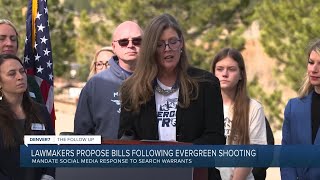 Bill unveiled reducing time for search warrant info post Evergreen shooting