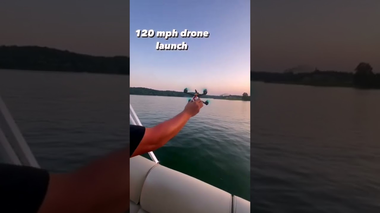 Highspeed Drone Launch From Inside A Boat 