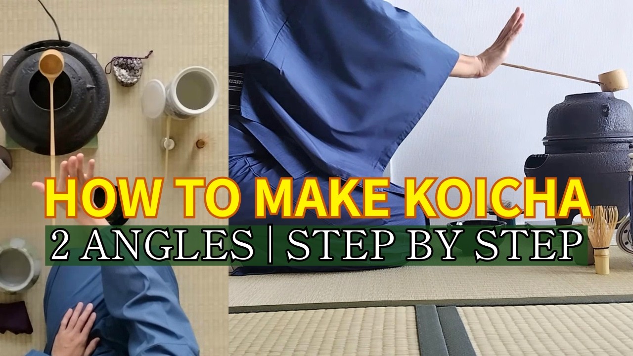 How to Make Koicha (Thick Tea) | Furo | Urasenke Tea Ceremony