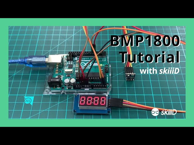 skiiiD - Easiest way to code Barometric Pressure Sensor BMP 180 on Arduino. class=