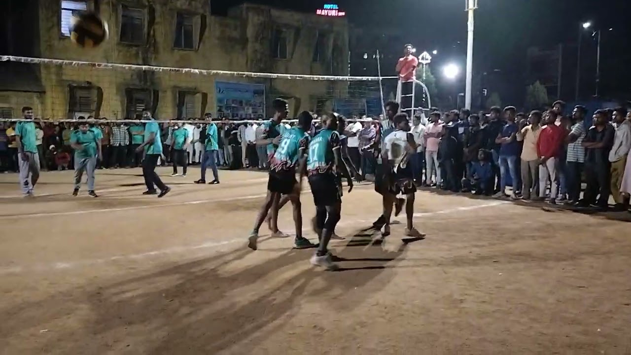 Nandigama(AP)Team Vs Nirmal(TS)B-Team Vollyball Match @Nirmal City(Full Match of  25 Pts Only 1 Set)