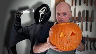 SCARIEST Knife Test of ALL TIME - WE TEST THEM ON PUMPKINS