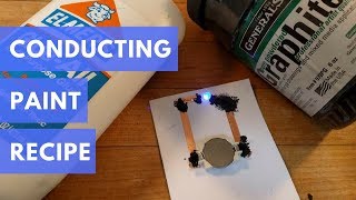 DIY Conductive Paint Recipe for paper circuits | Cheap, easy, and non-toxic!