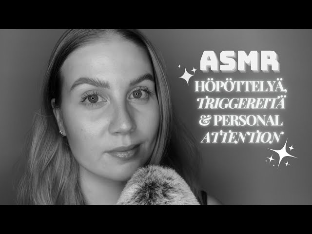 ASMR SUOMI | Rentoa kuiskailua, pörrömikin silittelyä, triggereitä & personal attention
