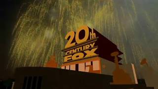 FWsim - 20th Century Fox with fireworks (2017)