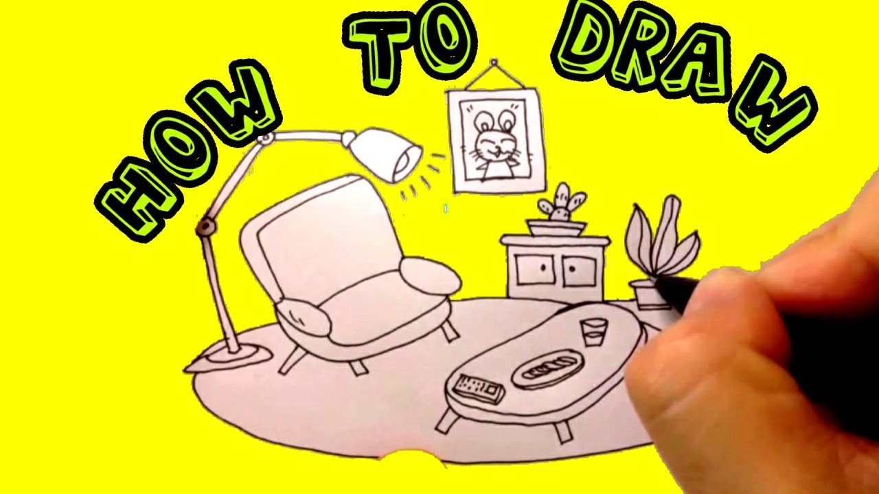 Home Stick Figures Comfortable Living Area YouTube