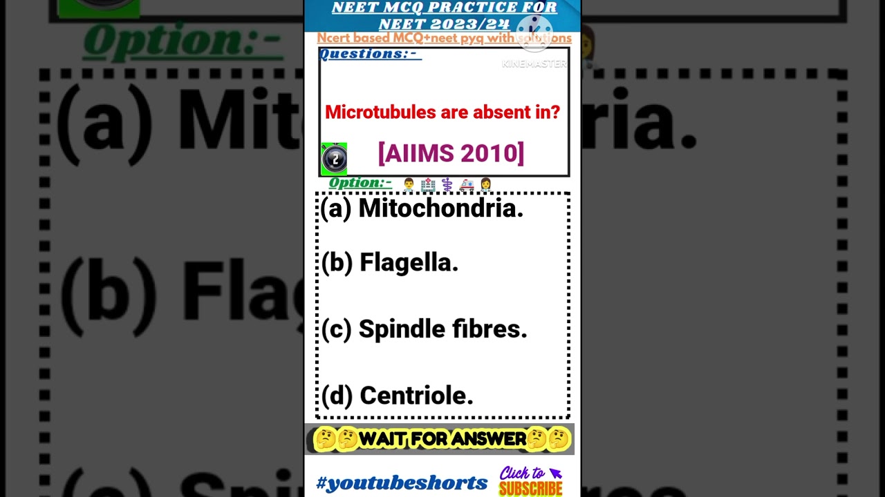 Daily practice of biology neet 2023!biology mcq for competitive exam! 