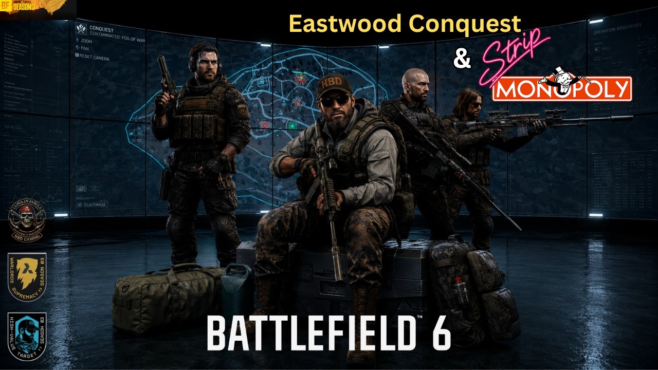 BF6: Season 3 - Eastwood Conquest Map - Multiplayer Gameplay with the Squad