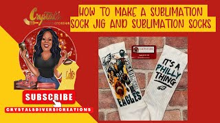 How to make a easy sublimation sock jig and sublimate socks