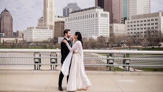 Jasneet & Adams Captivating Engagement Session At Scioto Mile, Columbus, Oh Bambino International