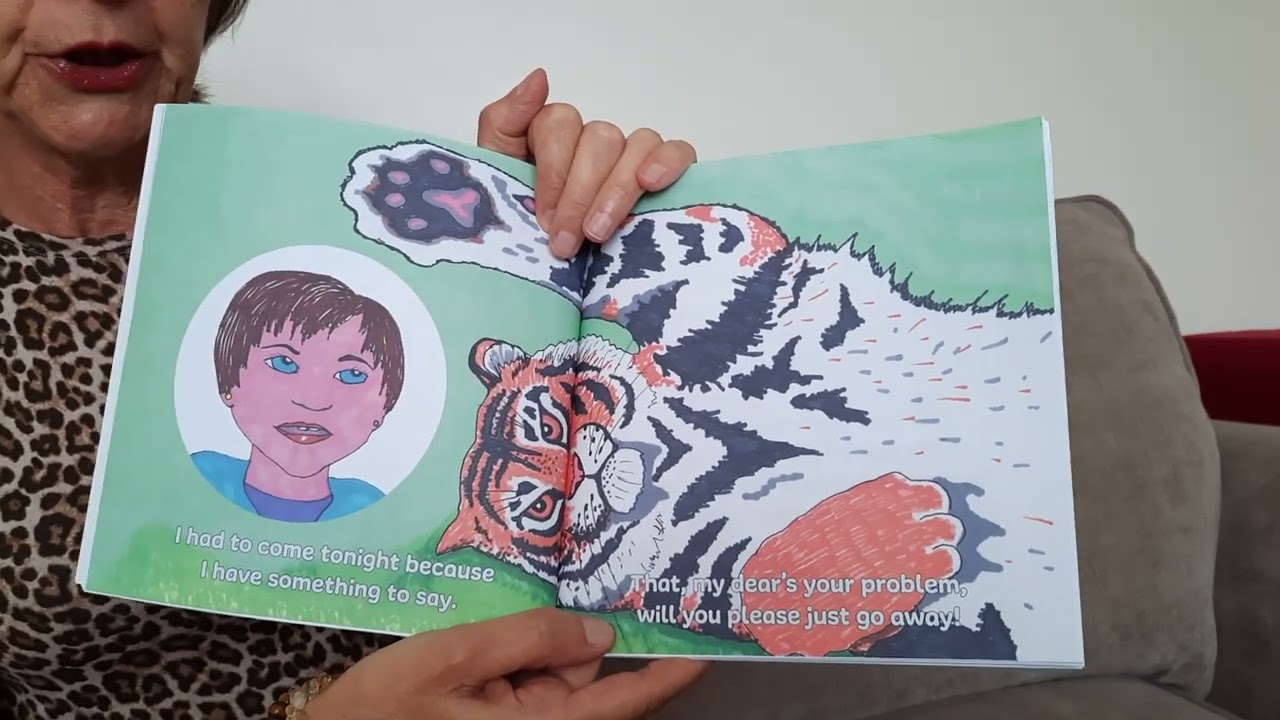 Author Allison Parkinson reads her rhyming picture book Tiger's Eye